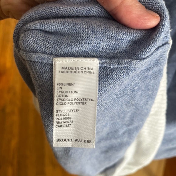 Brochu Walker Loreen Linen & Cotton-Blend Layered Tank - Picture 6 of 10